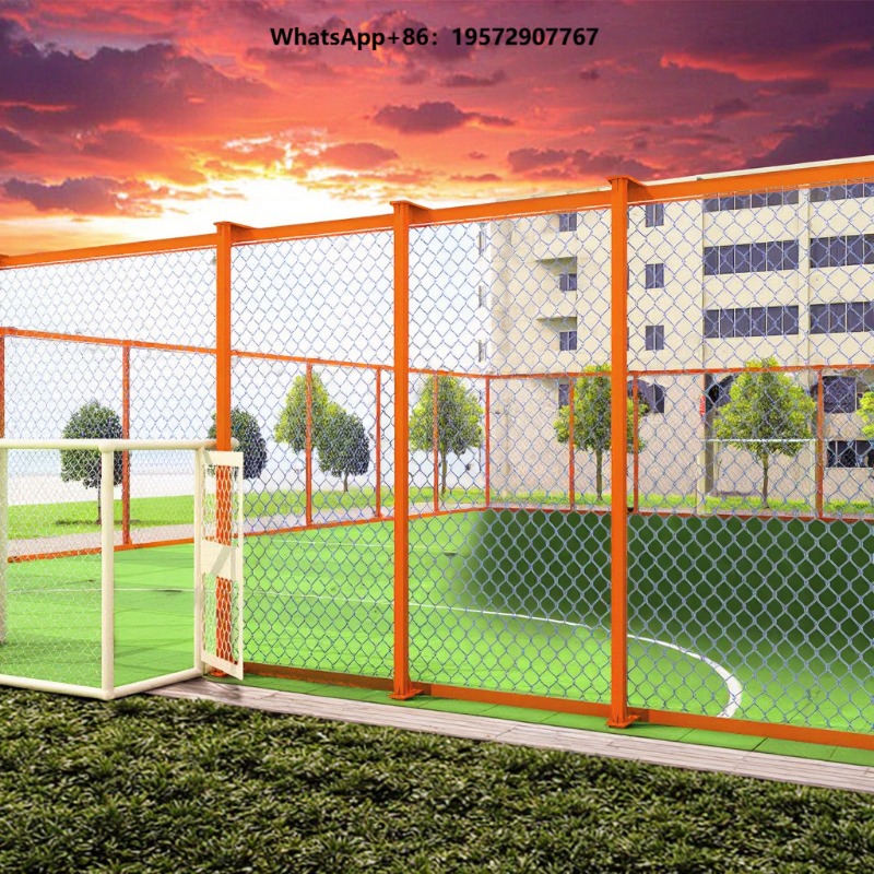 Outdoor Sport Club - 屋内屋外兼用サッカーケージ、フットサル用境界線なしフットボールコート（スポーツクラブ向け）、連結式床と金属製フェンス付き